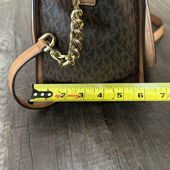 MICHAEL KORS|HAMILTON KORS STUDIO LG EW satchel brown logo - Picture 15 of 15